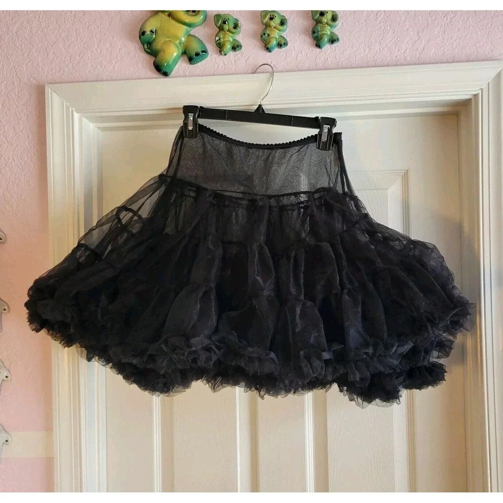 Chasing‎ Fireflies Girls Soft Black Petticoat Size 12-16 Costume Party Fancy
